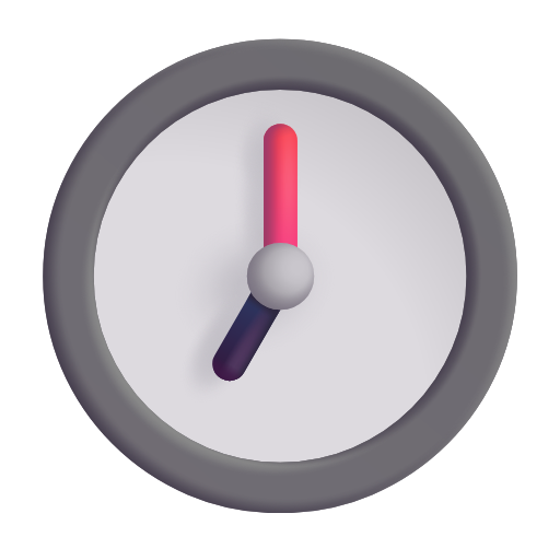 7時 as rendered by Microsoft 3D Fluent