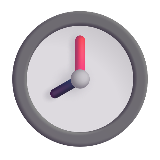 8:00 Uhr as rendered by Microsoft 3D Fluent