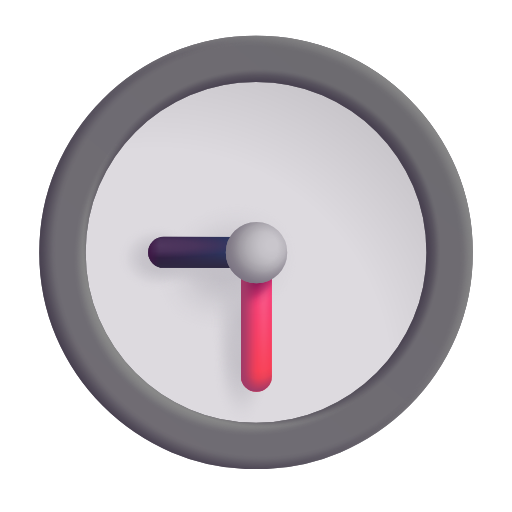 nine-thirty as rendered by Microsoft 3D Fluent
