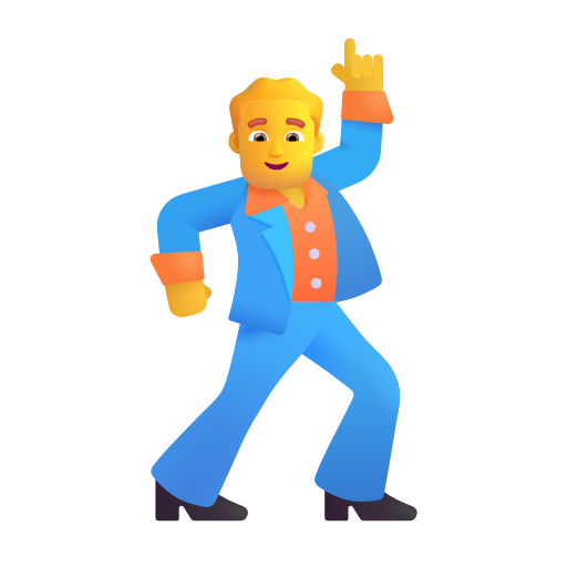 man dancing as rendered by Microsoft 3D Fluent