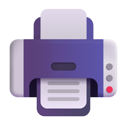 printer as rendered by Microsoft 3D Fluent