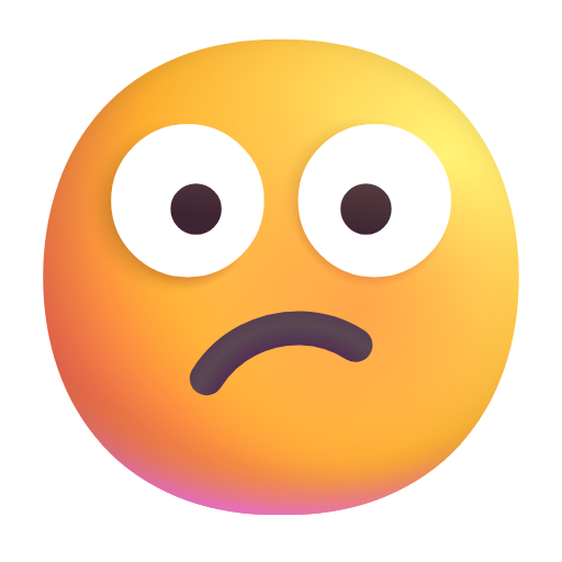 faccina confusa as rendered by Microsoft 3D Fluent
