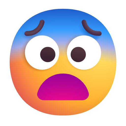 faccina impaurita as rendered by Microsoft 3D Fluent