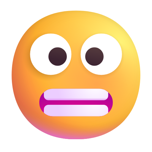 Grimassen schneidendes Gesicht as rendered by Microsoft 3D Fluent