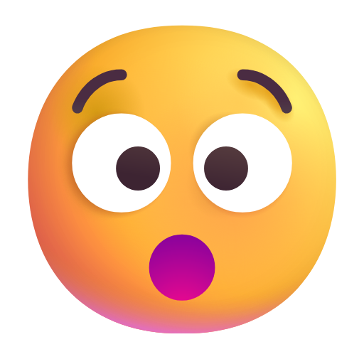 faccina sorpresa as rendered by Microsoft 3D Fluent
