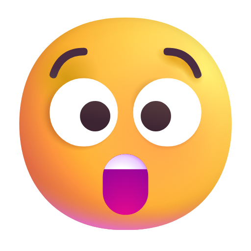 erstauntes Gesicht as rendered by Microsoft 3D Fluent