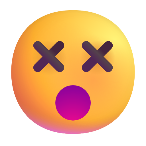 Face with Crossed-Out Eyes, the design in this release