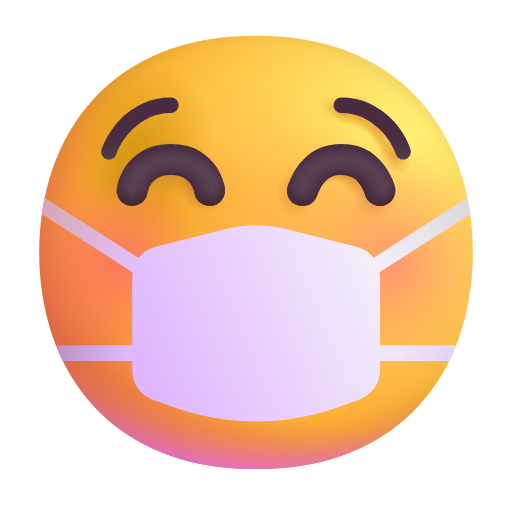 Face with Medical Mask, the design in this release