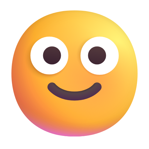Slightly Smiling Face as drawn by Microsoft 3D Fluent in Fluent 16.0