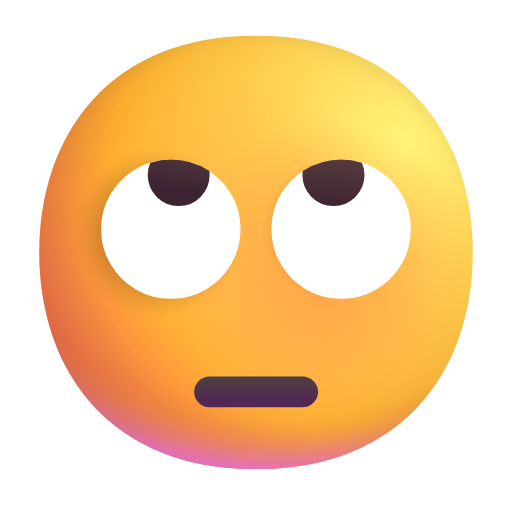 Face with Rolling Eyes, the design in this release