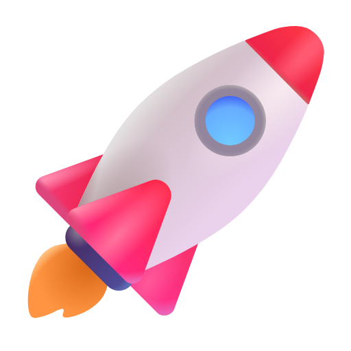 火箭 as rendered by Microsoft 3D Fluent