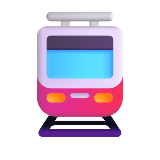 tram as rendered by Microsoft 3D Fluent