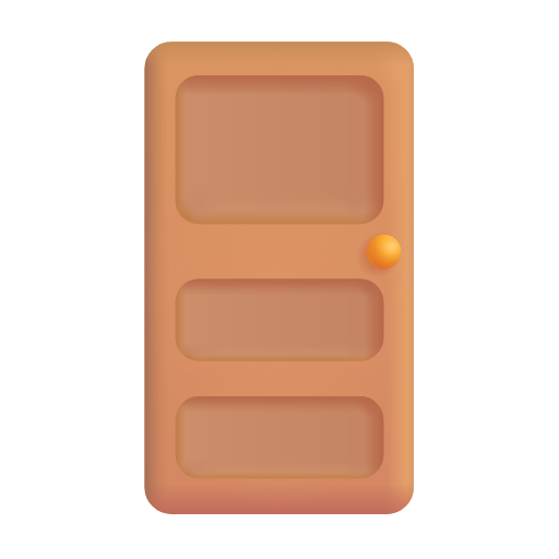 door as rendered by Microsoft 3D Fluent