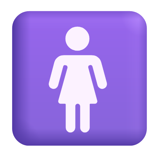 women’s room as rendered by Microsoft 3D Fluent