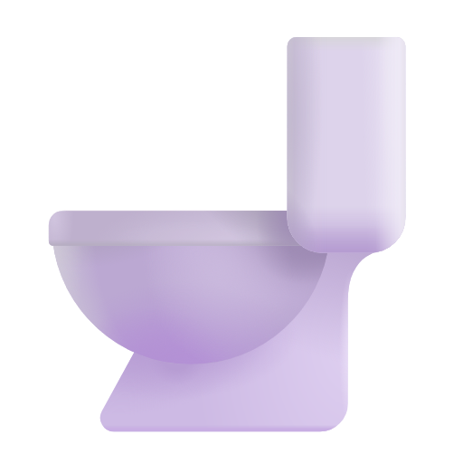 toilet as rendered by Microsoft 3D Fluent