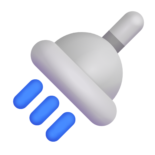 shower as rendered by Microsoft 3D Fluent