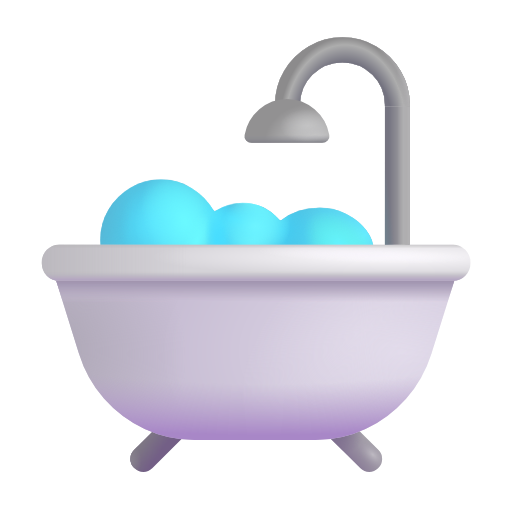 bathtub as rendered by Microsoft 3D Fluent