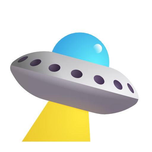 flying saucer as rendered by Microsoft 3D Fluent