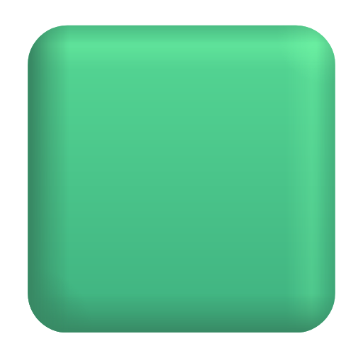 green square as rendered by Microsoft 3D Fluent