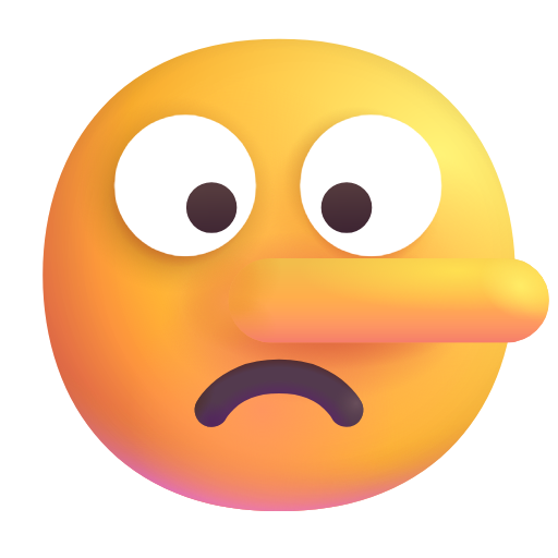 거짓말하는 얼굴 as rendered by Microsoft 3D Fluent