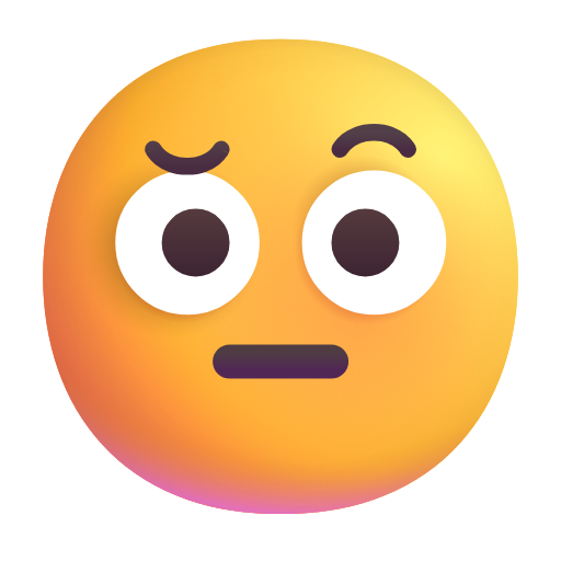 Face with Raised Eyebrow, the design in this release