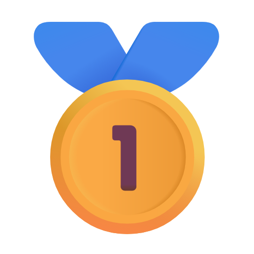1st place medal as rendered by Microsoft 3D Fluent