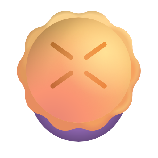 pie as rendered by Microsoft 3D Fluent