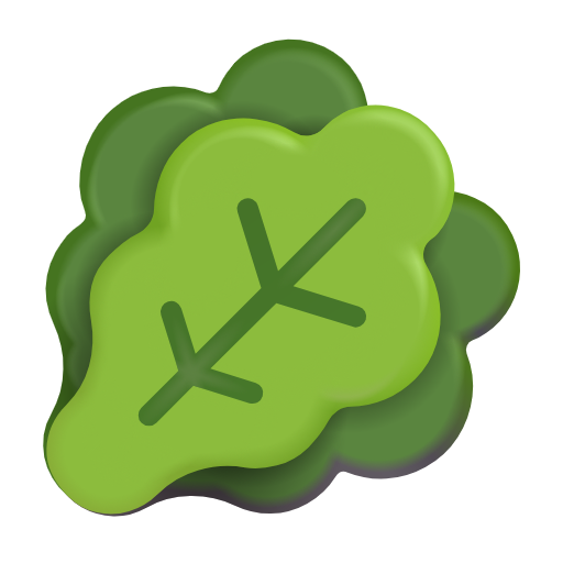 leafy green as rendered by Microsoft 3D Fluent