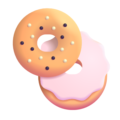 bagel as rendered by Microsoft 3D Fluent