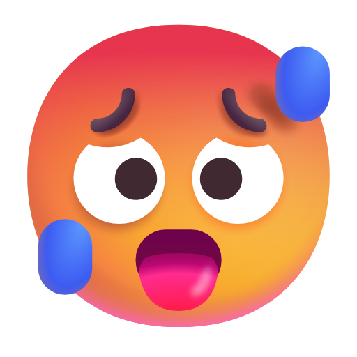 faccina accaldata as rendered by Microsoft 3D Fluent