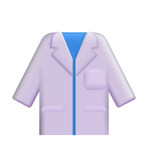 Laborkittel as rendered by Microsoft 3D Fluent