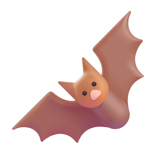 bat as rendered by Microsoft 3D Fluent