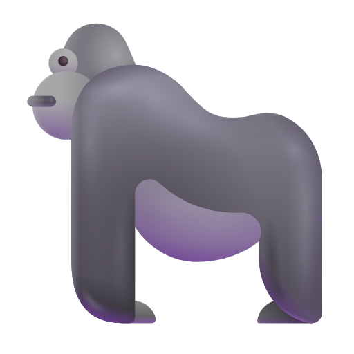 ๊ณ ๋ฆด๋ผ as rendered by Microsoft 3D Fluent