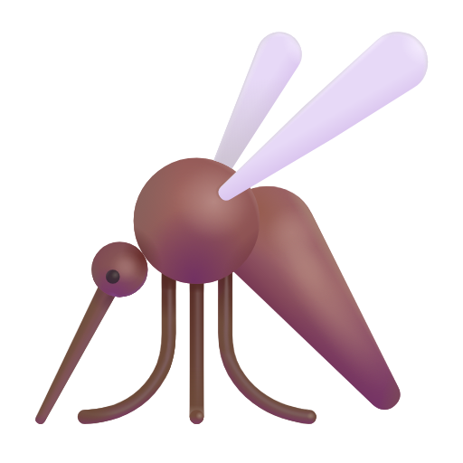 mosquito as rendered by Microsoft 3D Fluent