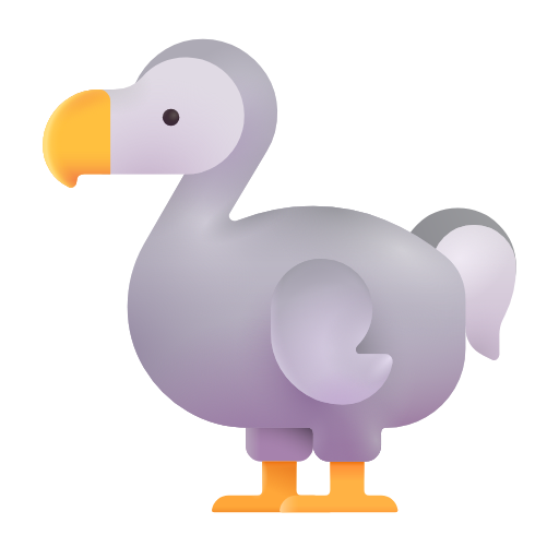 dodo as rendered by Microsoft 3D Fluent