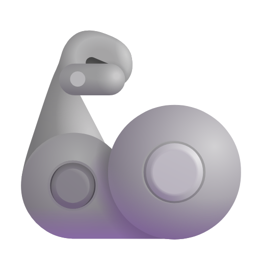 mechanical arm as rendered by Microsoft 3D Fluent