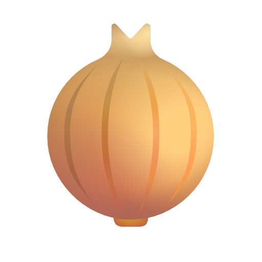 onion as rendered by Microsoft 3D Fluent