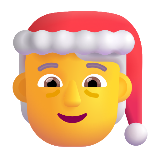 Mx Claus as rendered by Microsoft 3D Fluent