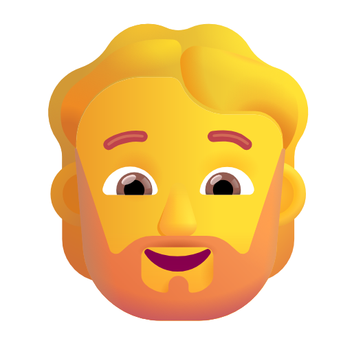 person: beard as rendered by Microsoft 3D Fluent