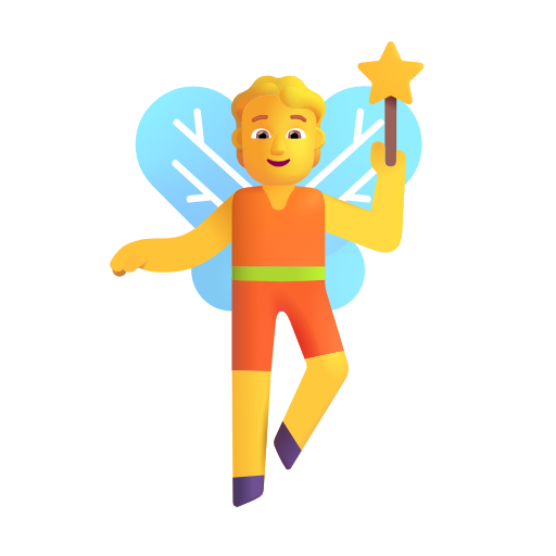 fairy as rendered by Microsoft 3D Fluent