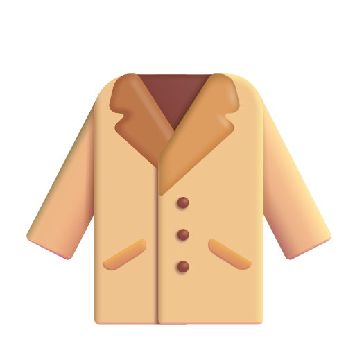 coat as rendered by Microsoft 3D Fluent