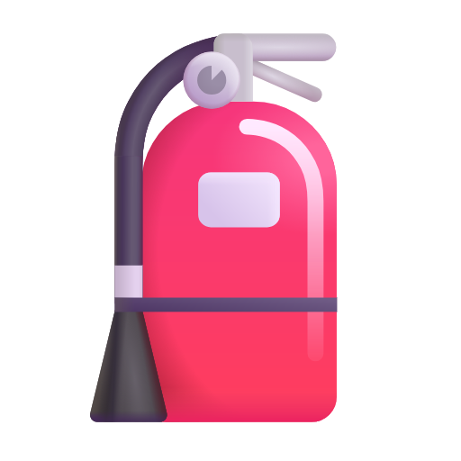 fire extinguisher as rendered by Microsoft 3D Fluent