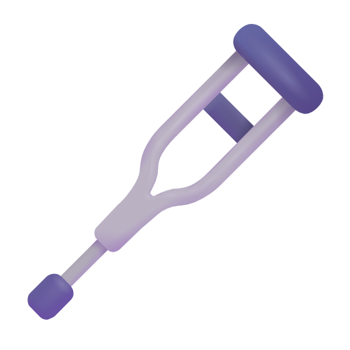 crutch as rendered by Microsoft 3D Fluent