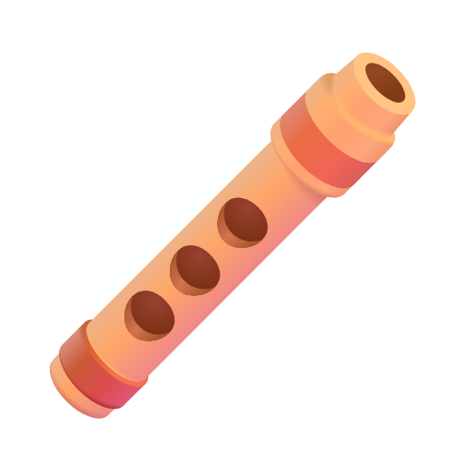 Flöte as rendered by Microsoft 3D Fluent