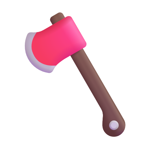 axe as rendered by Microsoft 3D Fluent