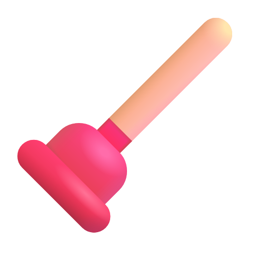 plunger as rendered by Microsoft 3D Fluent