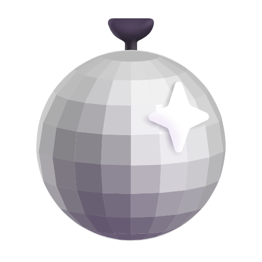 mirror ball as rendered by Microsoft 3D Fluent
