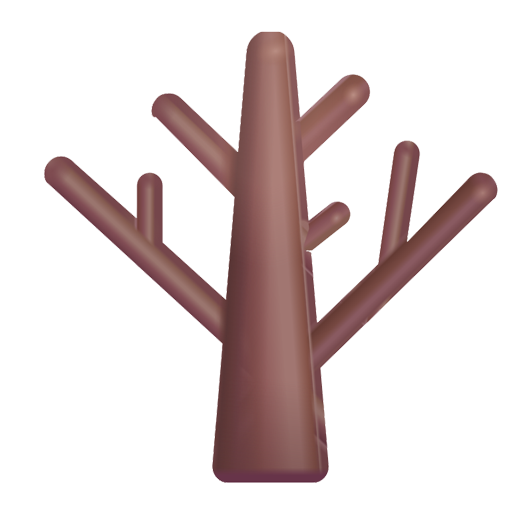 leafless tree as rendered by Microsoft 3D Fluent