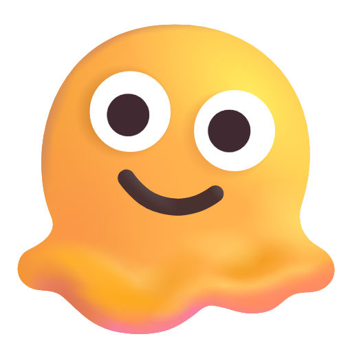وجه يذوب as rendered by Microsoft 3D Fluent