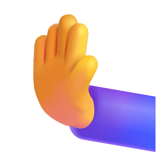 Leftwards Pushing Hand as drawn by Microsoft 3D Fluent in Fluent 16.0